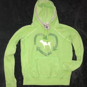 PINK by Victoria’s Secret Size M Green Sweatshirt